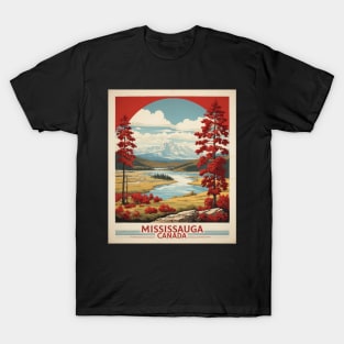 Mississauga Ontario Canada Vintage Poster Tourism T-Shirt